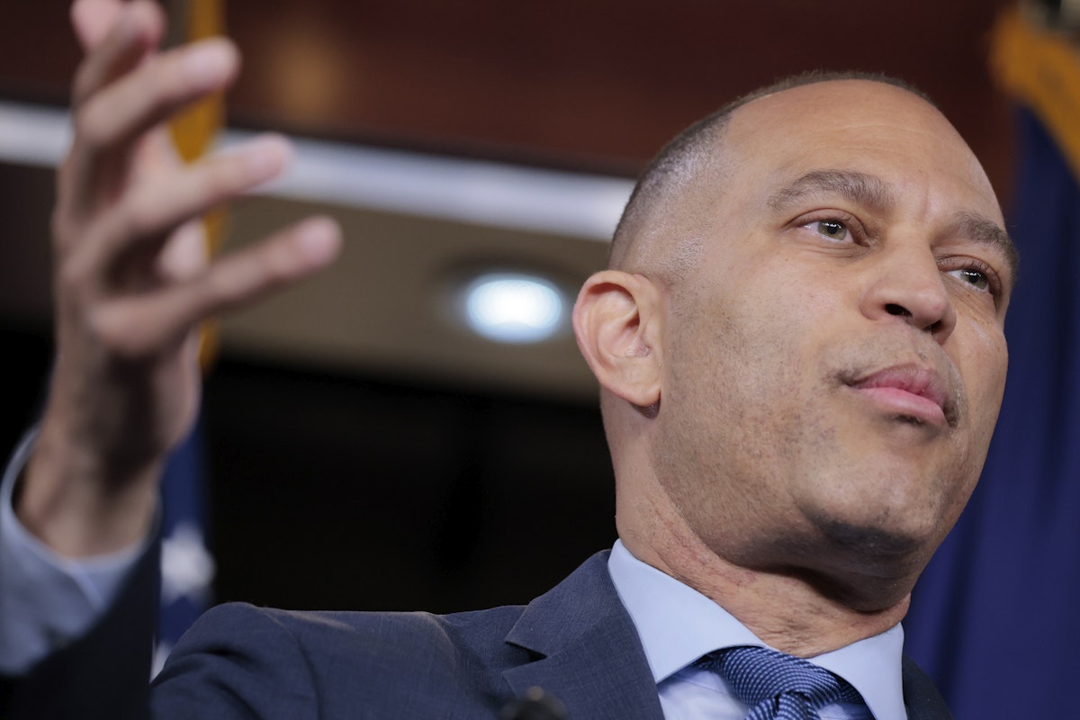 Transcript: Trump Tariff Cave Actually Reveals Weakness, Jeffries Says Transcript: Trump Tariff Cave Actually Reveals Weakness, Jeffries Says