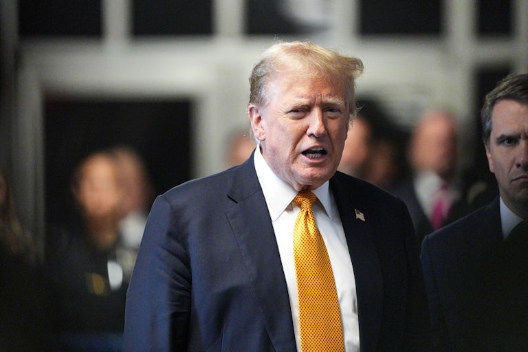 Donald Trump speaking