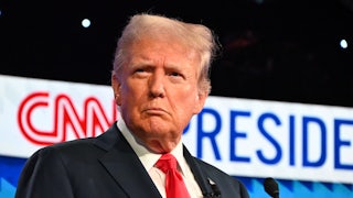 Former President Donald Trump at the June 27 debate