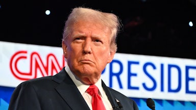 Former President Donald Trump at the June 27 debate