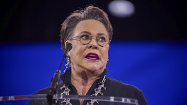 Representative Harriet Hageman speaks at CPAC