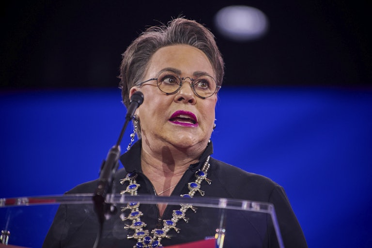 Representative Harriet Hageman speaks at CPAC