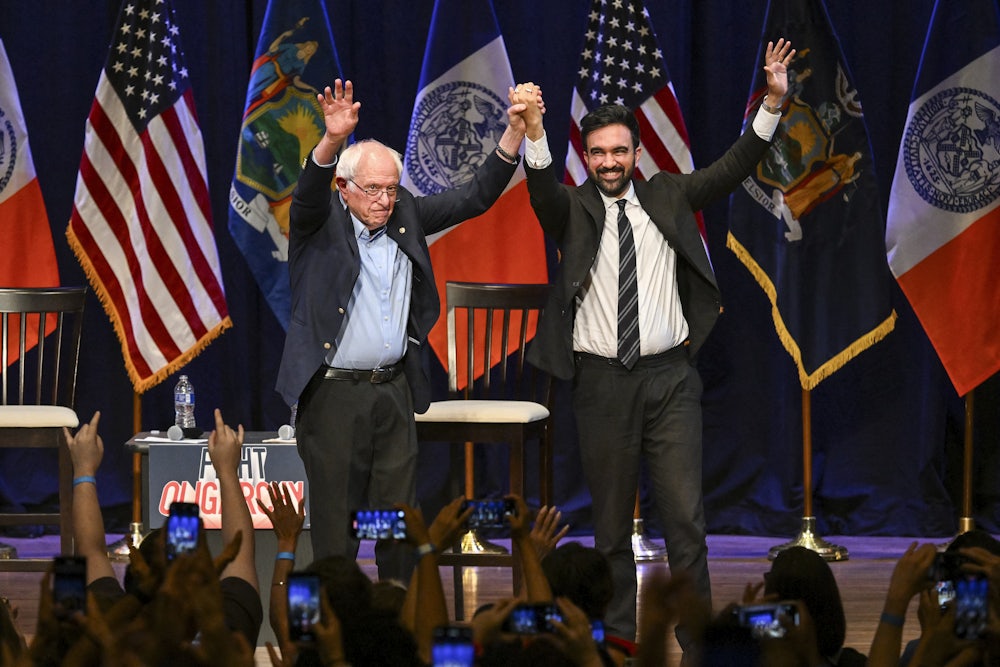 Bernie Sanders and Zohran Mamdani