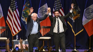 Bernie Sanders and Zohran Mamdani
