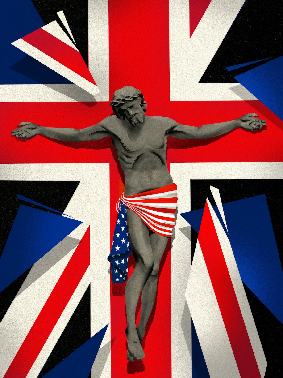 An illustration of Jesus on the cross