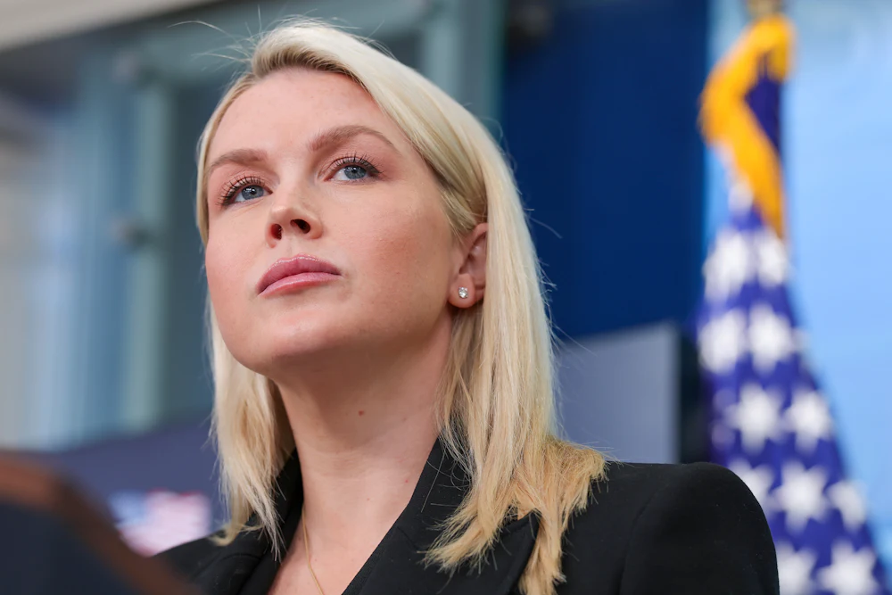 Karoline Leavitt glares