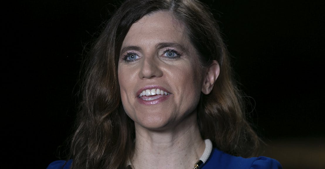 “Moderate” Nancy Mace Goes on Steve Bannon’s Show to Complain About Debt Bill “Moderate” Nancy Mace Goes on Steve Bannon’s Show to Complain About Debt Bill