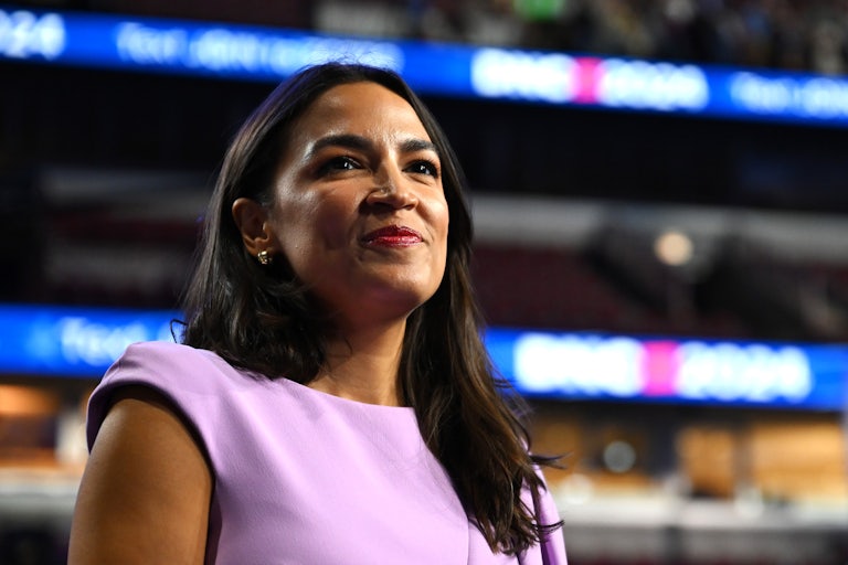 Alexandria Ocasio-Cortez at the 2024 Democratic National Convention