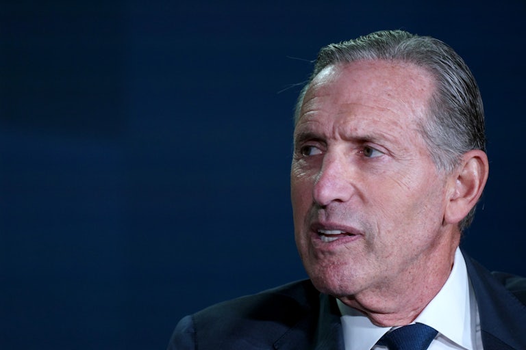 Howard Schultz close-up
