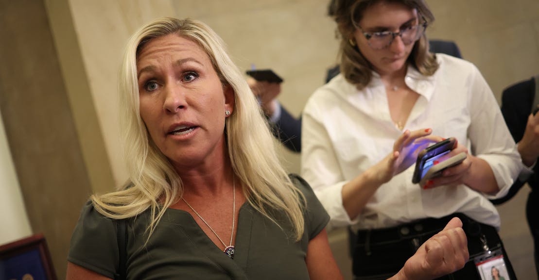 Marjorie Taylor Greene Constituent Compares Her to Woman Who Lied About Emmett Till Marjorie Taylor Greene Constituent Compares Her to Woman Who Lied About Emmett Till