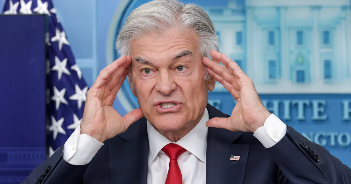 Dr. Oz Reveals Toddler-Brain Reason Trump Keeps Going to Doctor