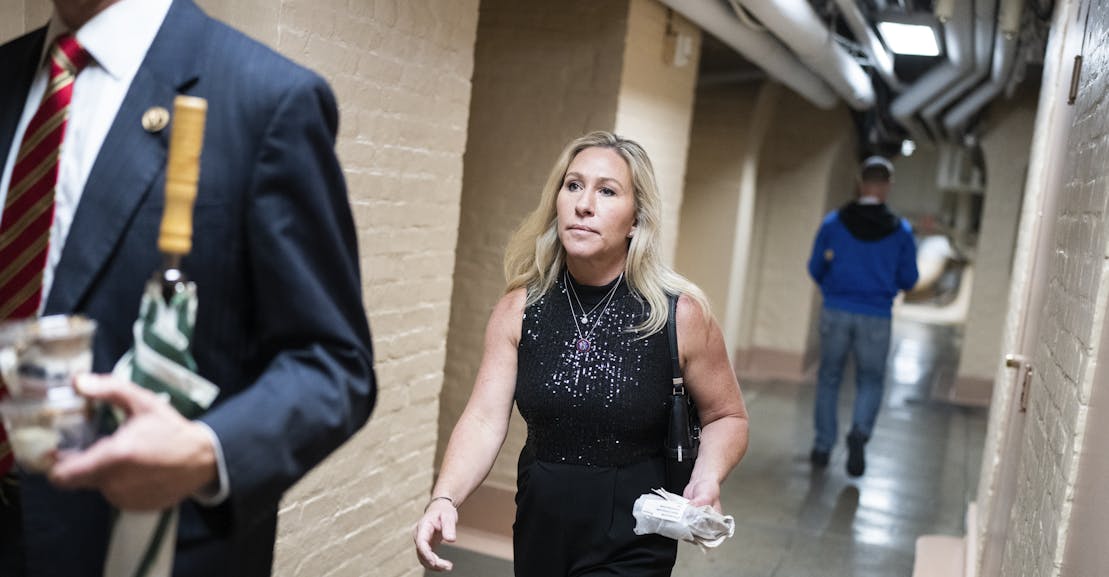 Marjorie Taylor Greene Is Facing Her First Big Purity Test Marjorie Taylor Greene Is Facing Her First Big Purity Test