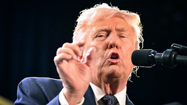 Donald Trump speaks to the Republican Members Issues Conference at Trump National Doral Miami.