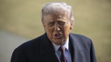 Trump at Palm Beach International Airport on Friday