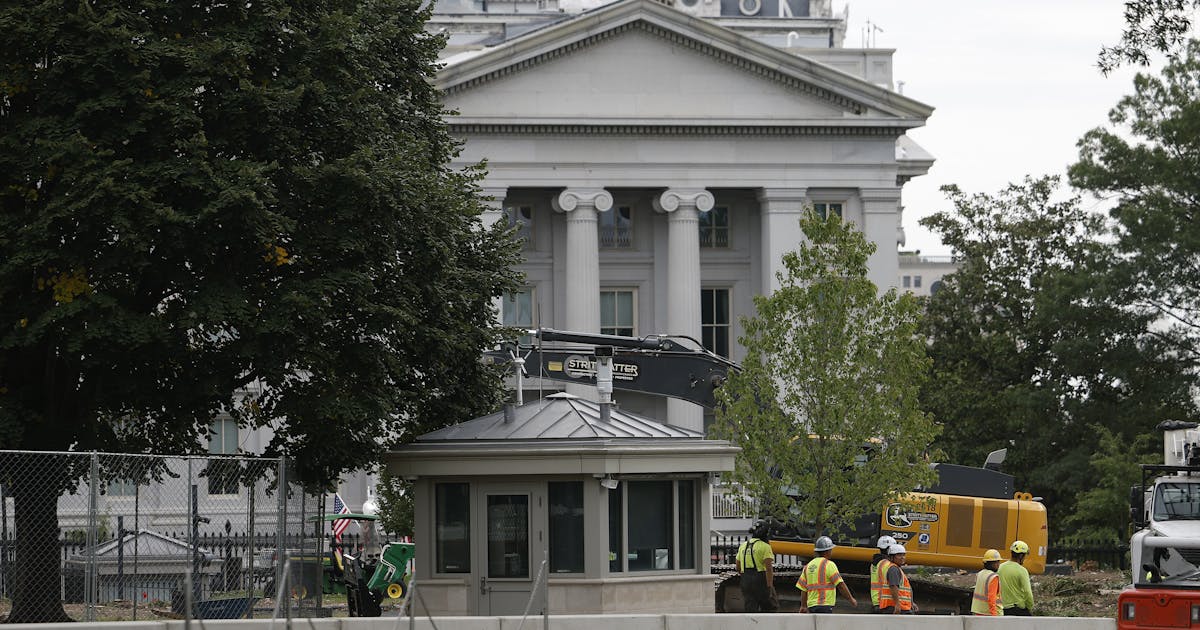 Trump Demolishes Part of White House as He Builds His Tacky Ballroom