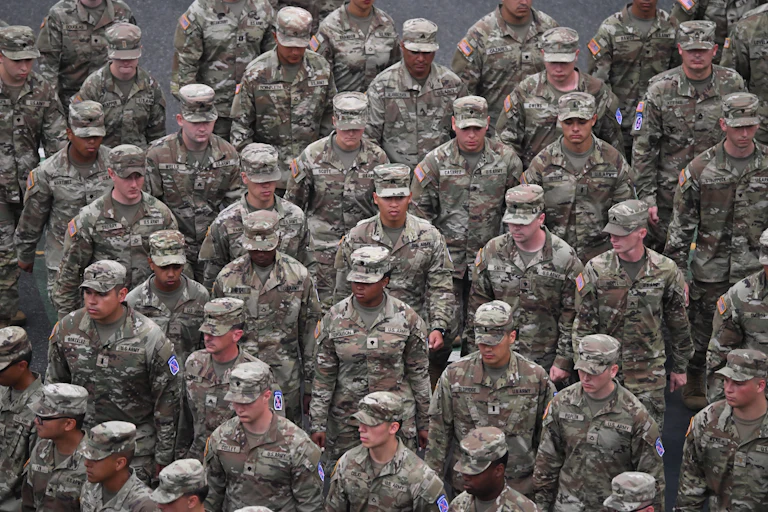 U.S. Army combat soldiers