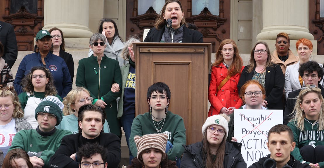 The Democrat Who’s Betting Her Senate Bid on Gun Control The Democrat Who’s Betting Her Senate Bid on Gun Control