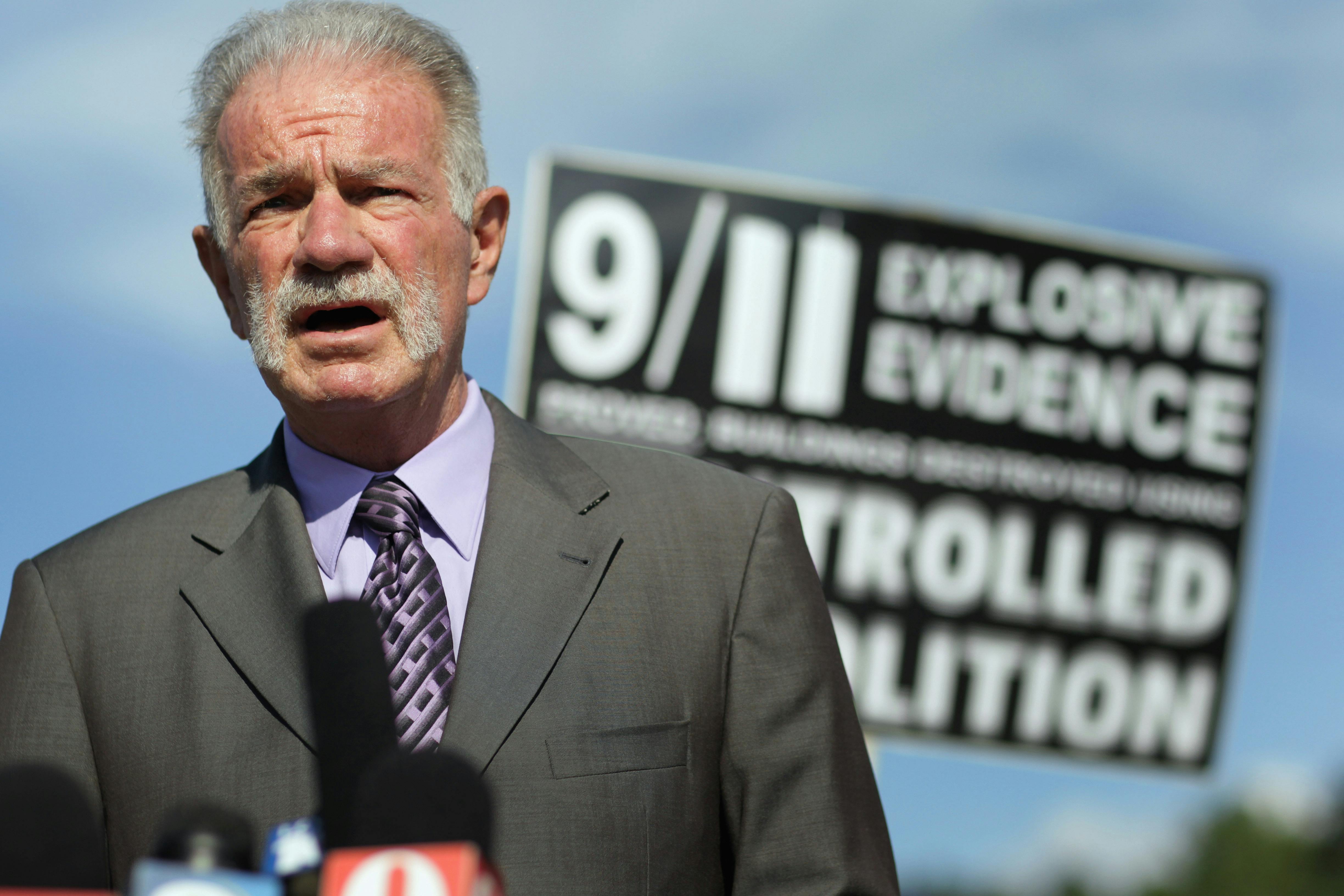 Dove World Outreach Center pastor Terry Jones speaks to the media during a press conference.