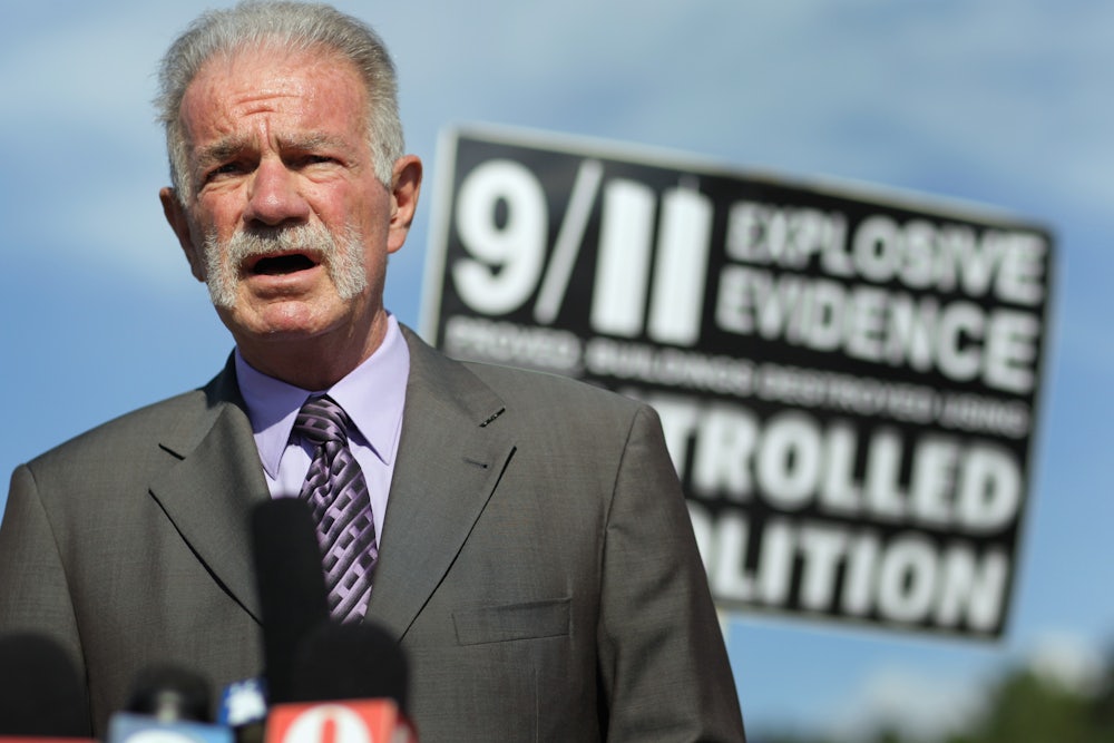 Dove World Outreach Center pastor Terry Jones speaks to the media during a press conference.