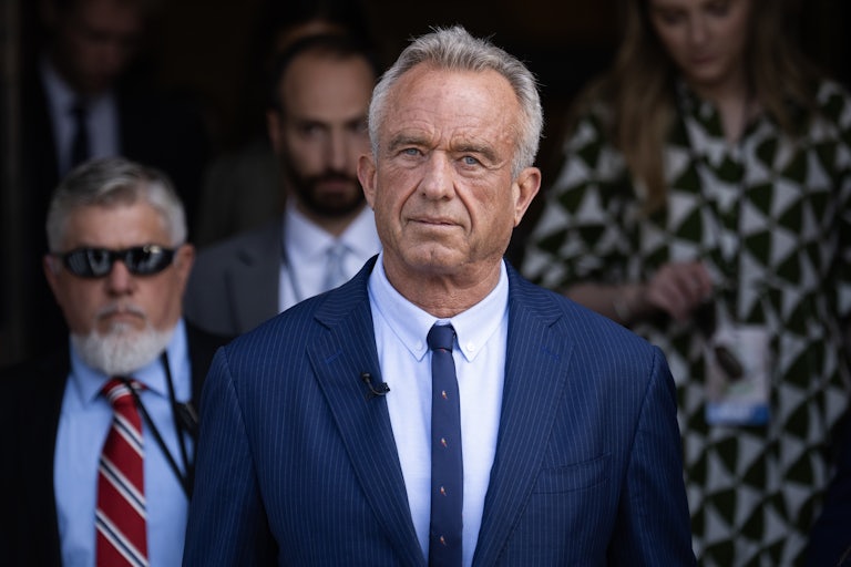 Health Secretary Robert F. Kennedy Jr. walks on the National Mall