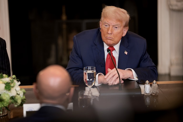 Donald Trump zones out at a meeting with African leaders.