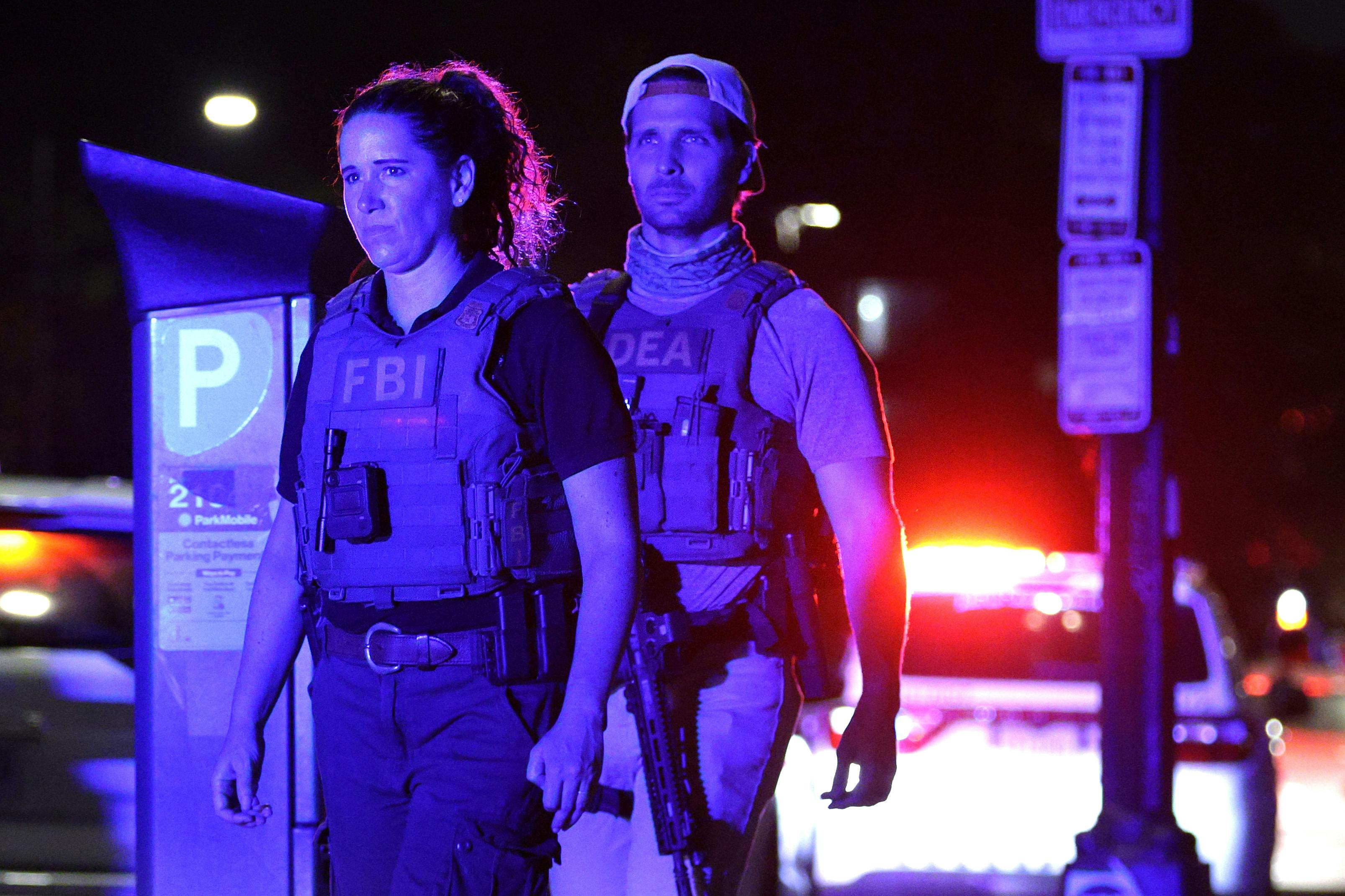 Donald Trump answers questions during a press conference in the White House.