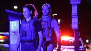 Donald Trump answers questions during a press conference in the White House.
