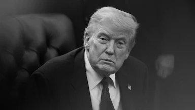 A photograph of President Trump