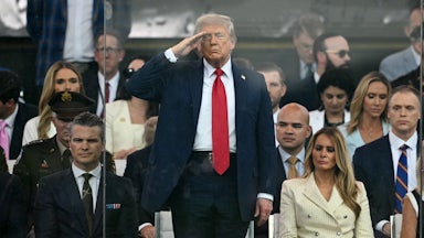 Trump salute