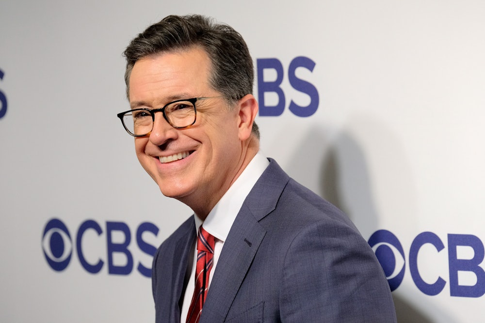 Stephen Colbert attends the 2018 CBS Upfront at The Plaza Hotel on May 16, 2018 in New York City.