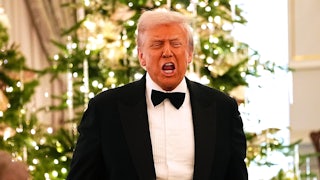 Donald Trump speaks at the Kennedy Center Honors dinner.