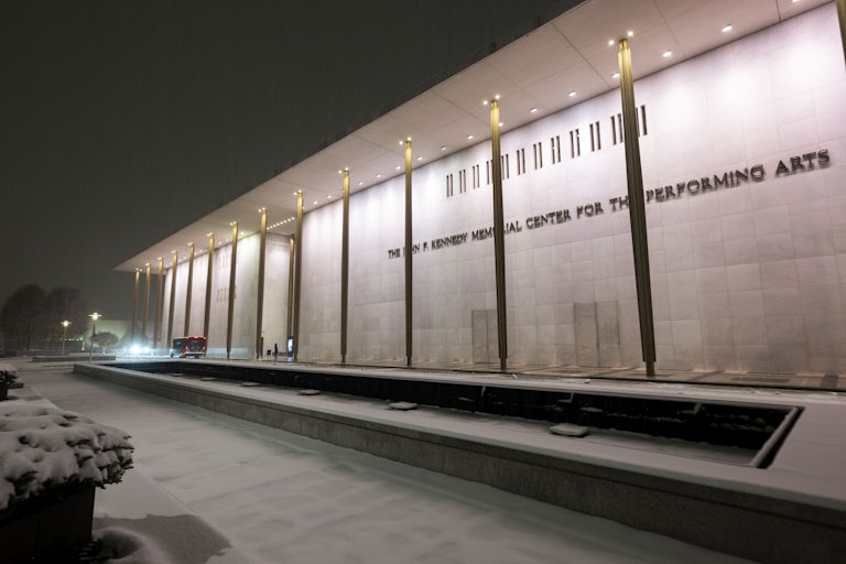 The Kennedy Center building in Washington, D.C.