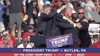 Trump assassination attempt photo