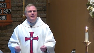 Reverend Michael Delk of St. Thomas à Becket Episcopal Church in Morgantown, West Virginia
