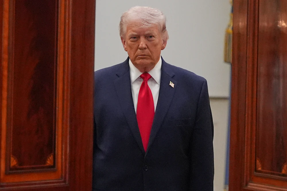 Tired, sad Trump