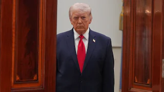Tired, sad Trump