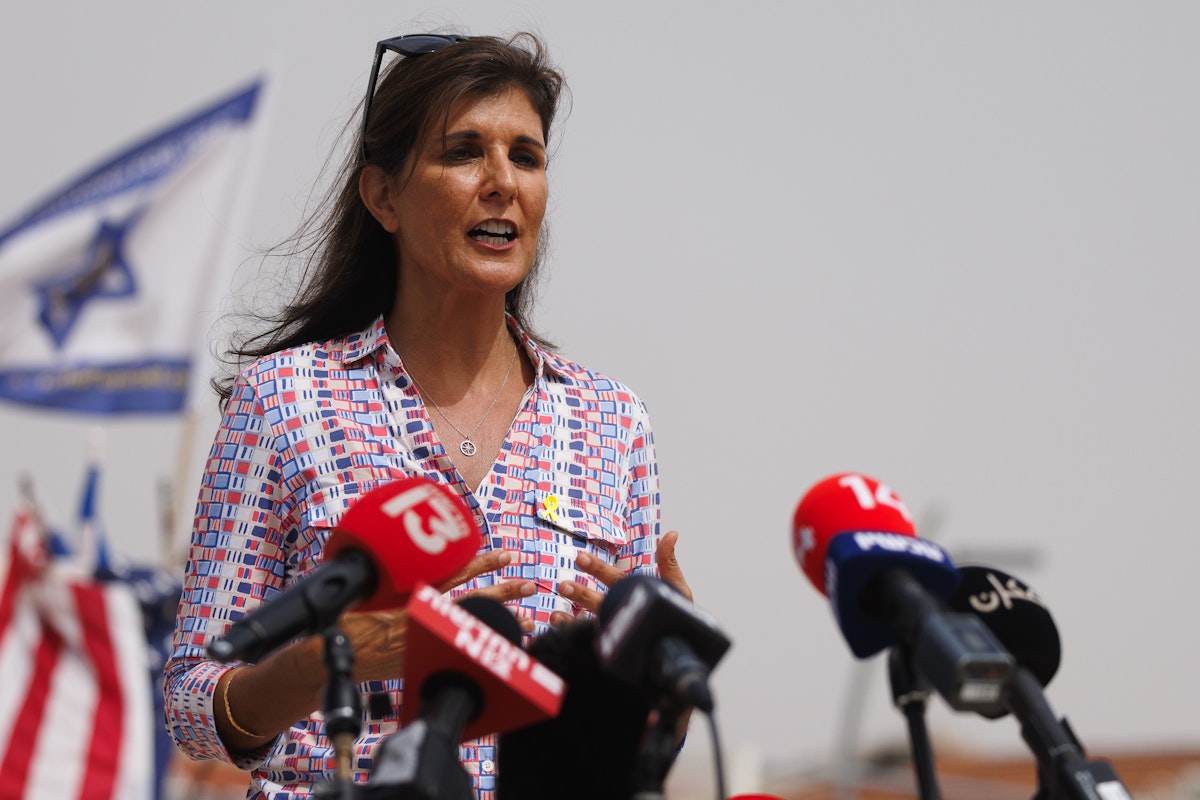 Nikki Haley Signs Her Name on Israeli Bombs—Alongside Sick Message Nikki Haley Signs Her Name on Israeli Bombs—Alongside Sick Message