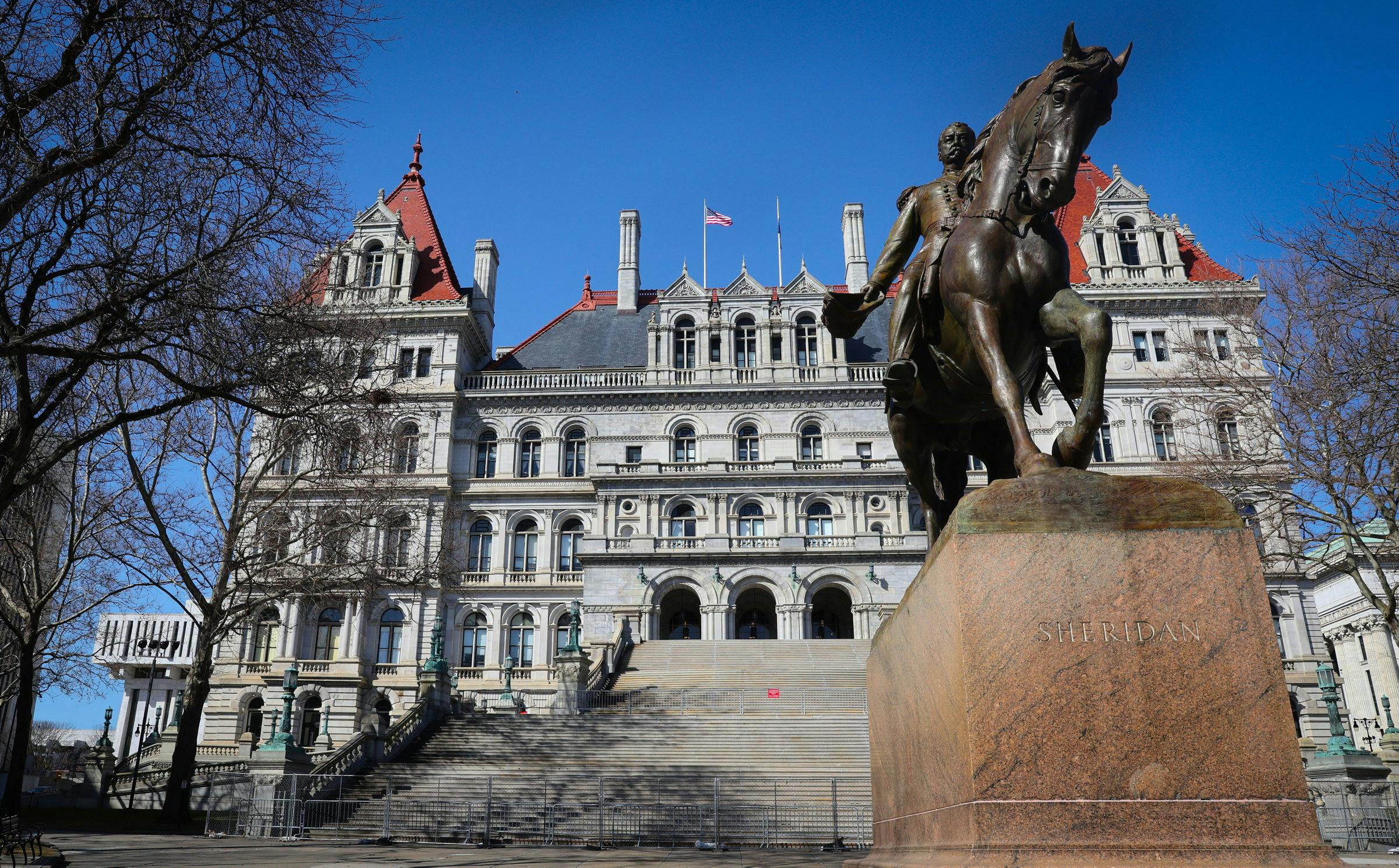 The New York State Capitol in Albany, New York