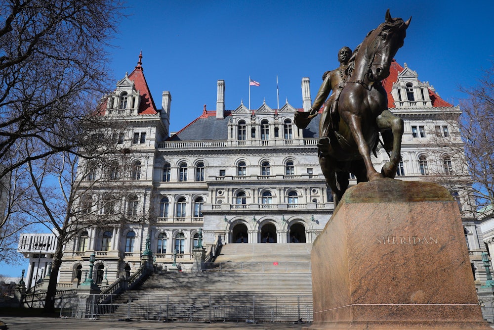 The New York State Capitol in Albany, New York