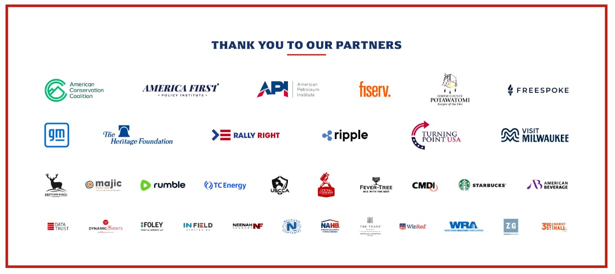 Screenshot of MKE sponsors’ logos
