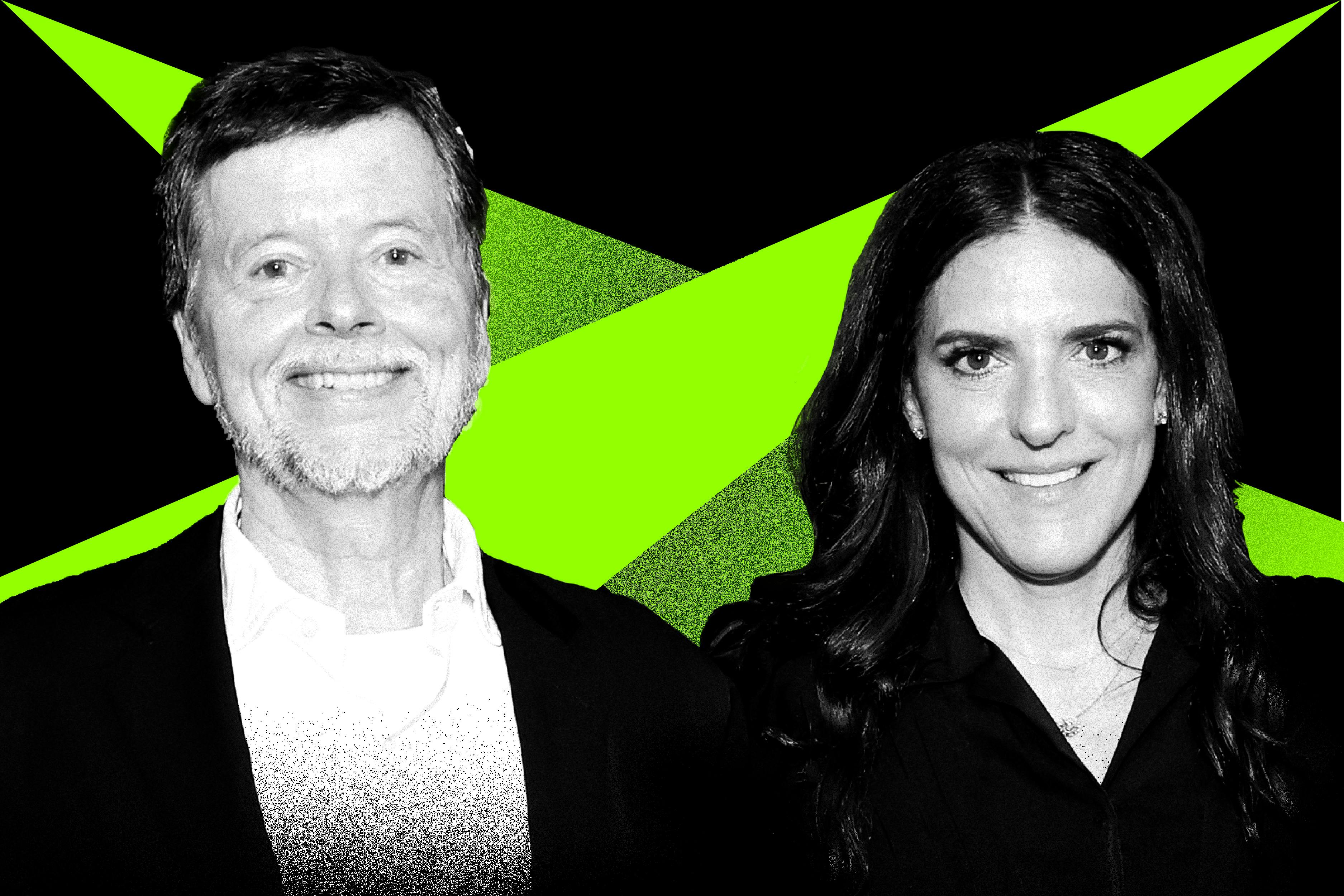 Photo collage of Ken Burns and Sarah Botstein