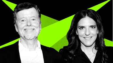 Photo collage of Ken Burns and Sarah Botstein