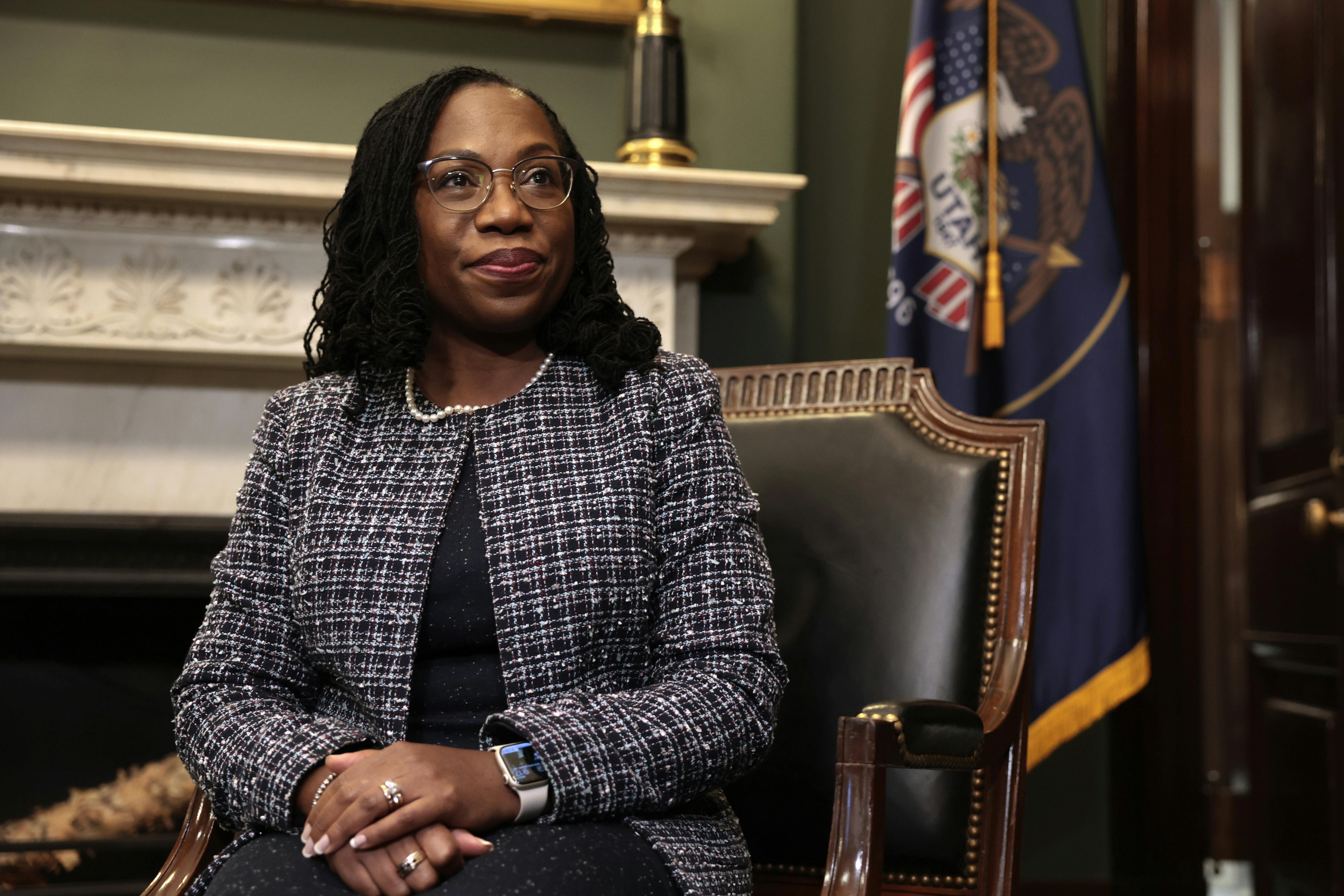 Supreme Court nominee Kentanji Brown Jackson.