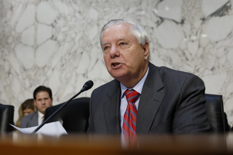 Senate Lindsey Graham speaking in Congress
