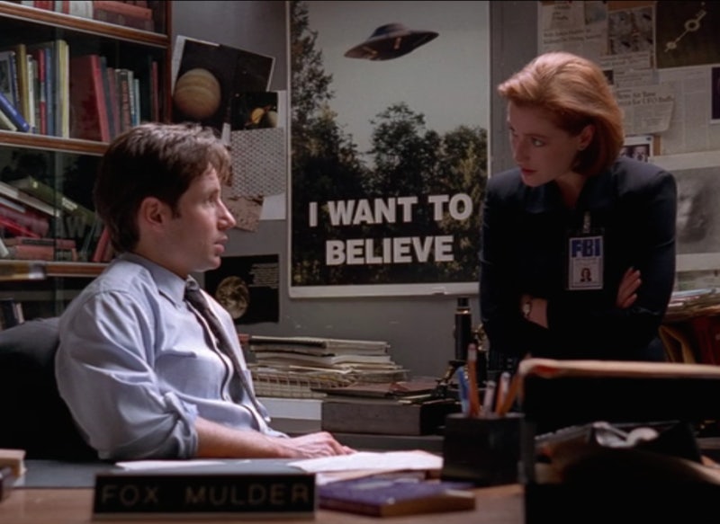 Image result for fox mulder i want to believe poster