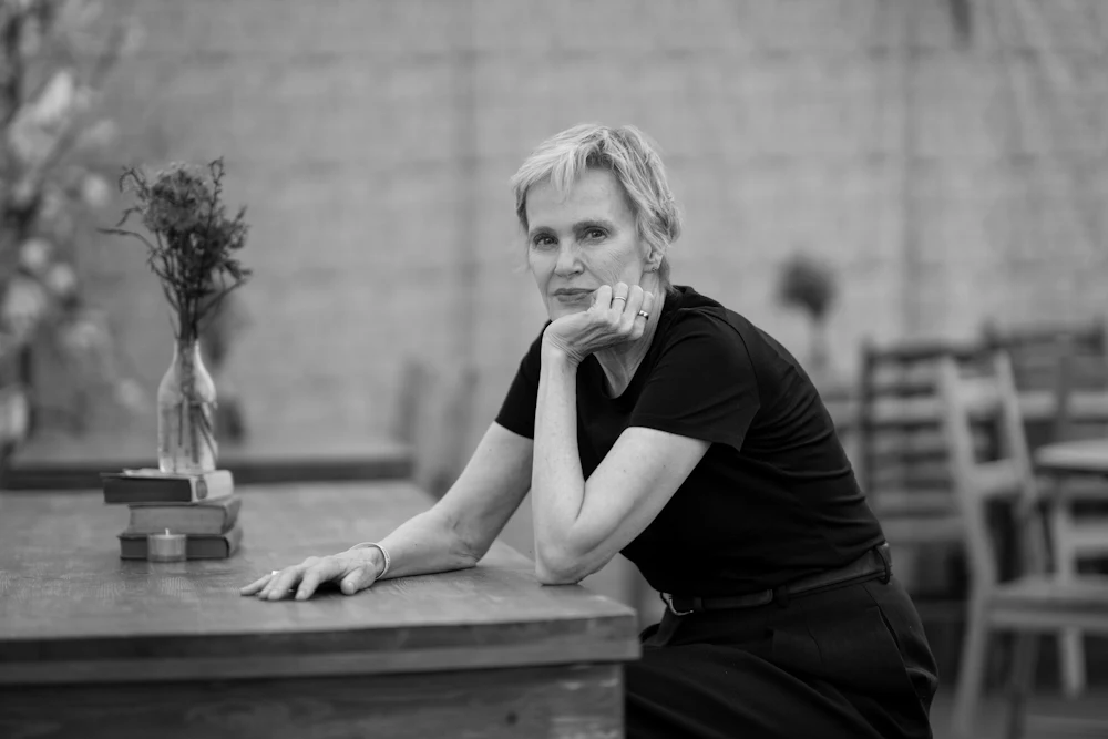 Siri Hustvedt at the Hay Festival in Hay-on-Wye, Wales, in May 2026