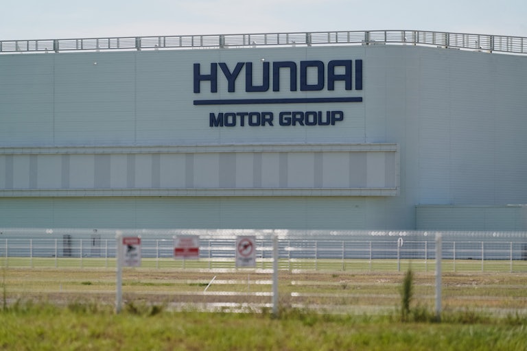 A Hyundai battery factory in Georgia.