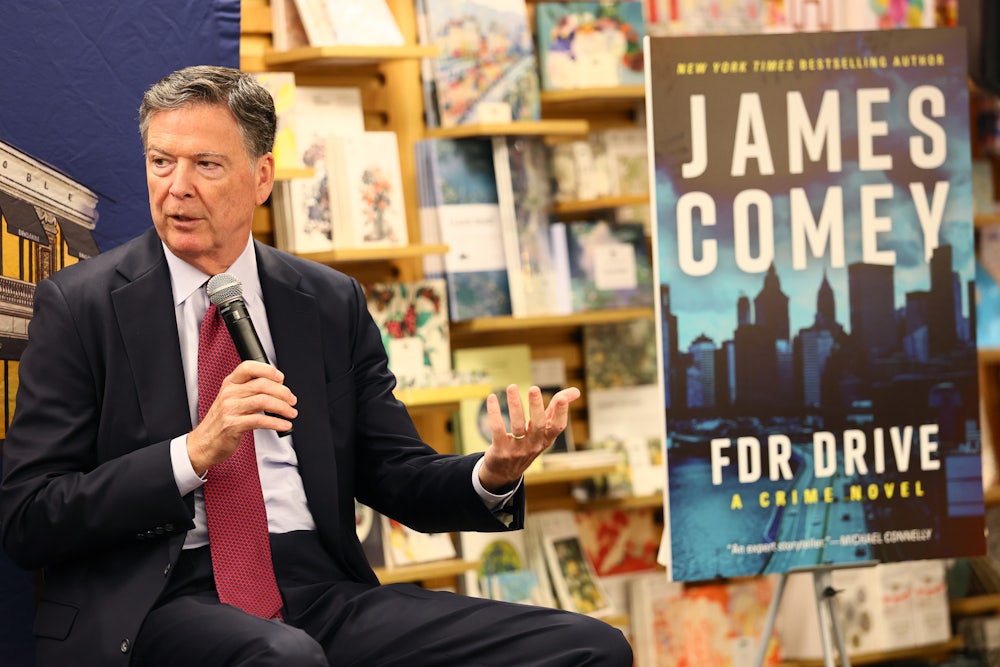 Comey in May promoting his new book