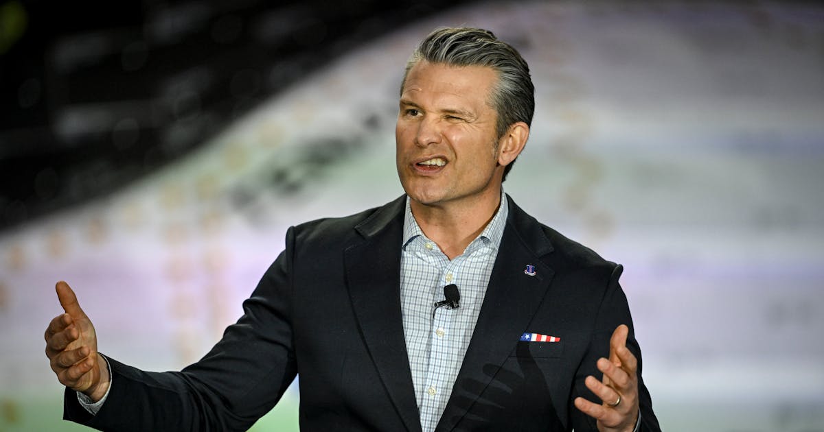 Pete Hegseth Blew Billions on Fruit Basket Stands, Chairs, and Crab