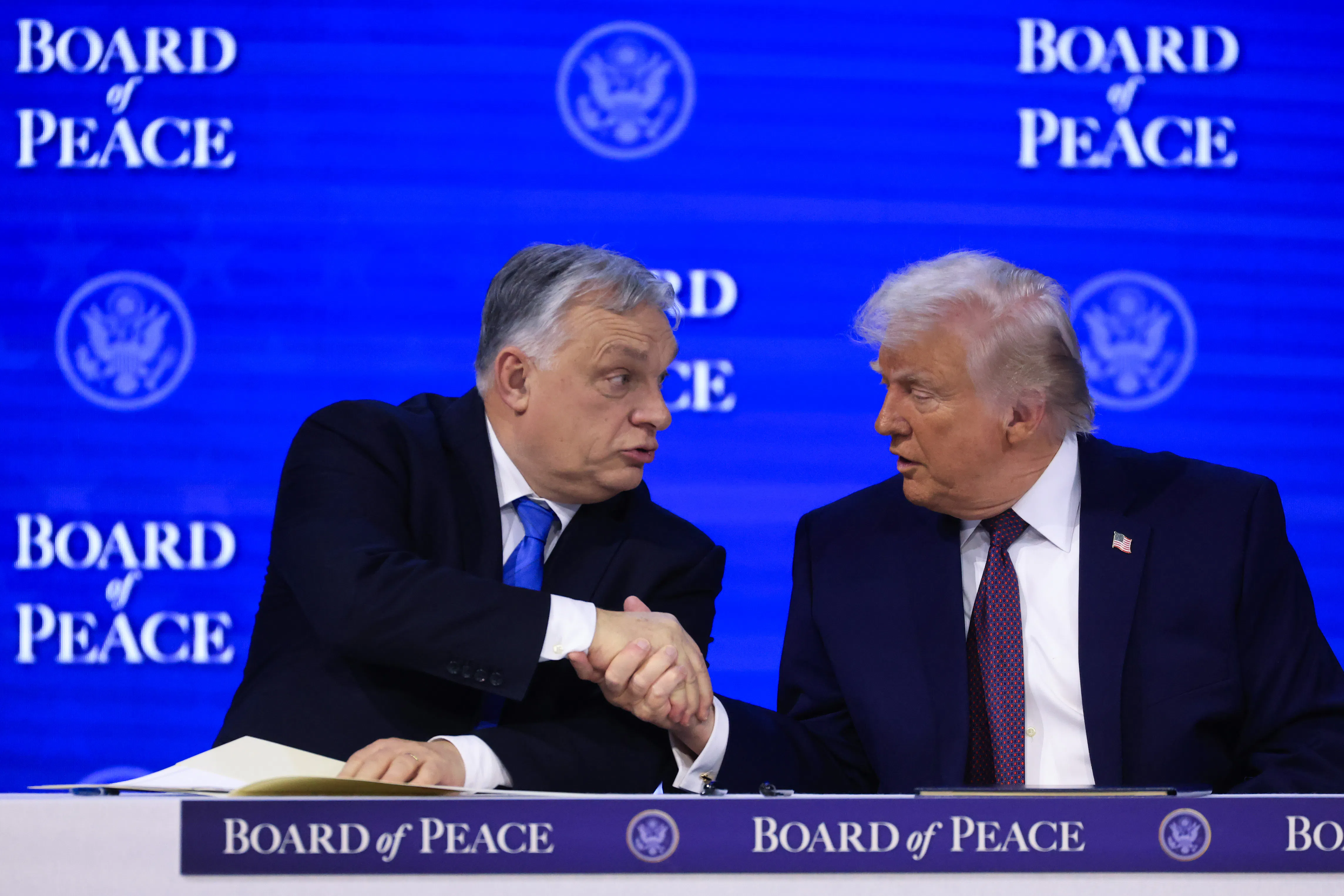 Trump and Turkey’s Viktor Orban at the World Economic Forum